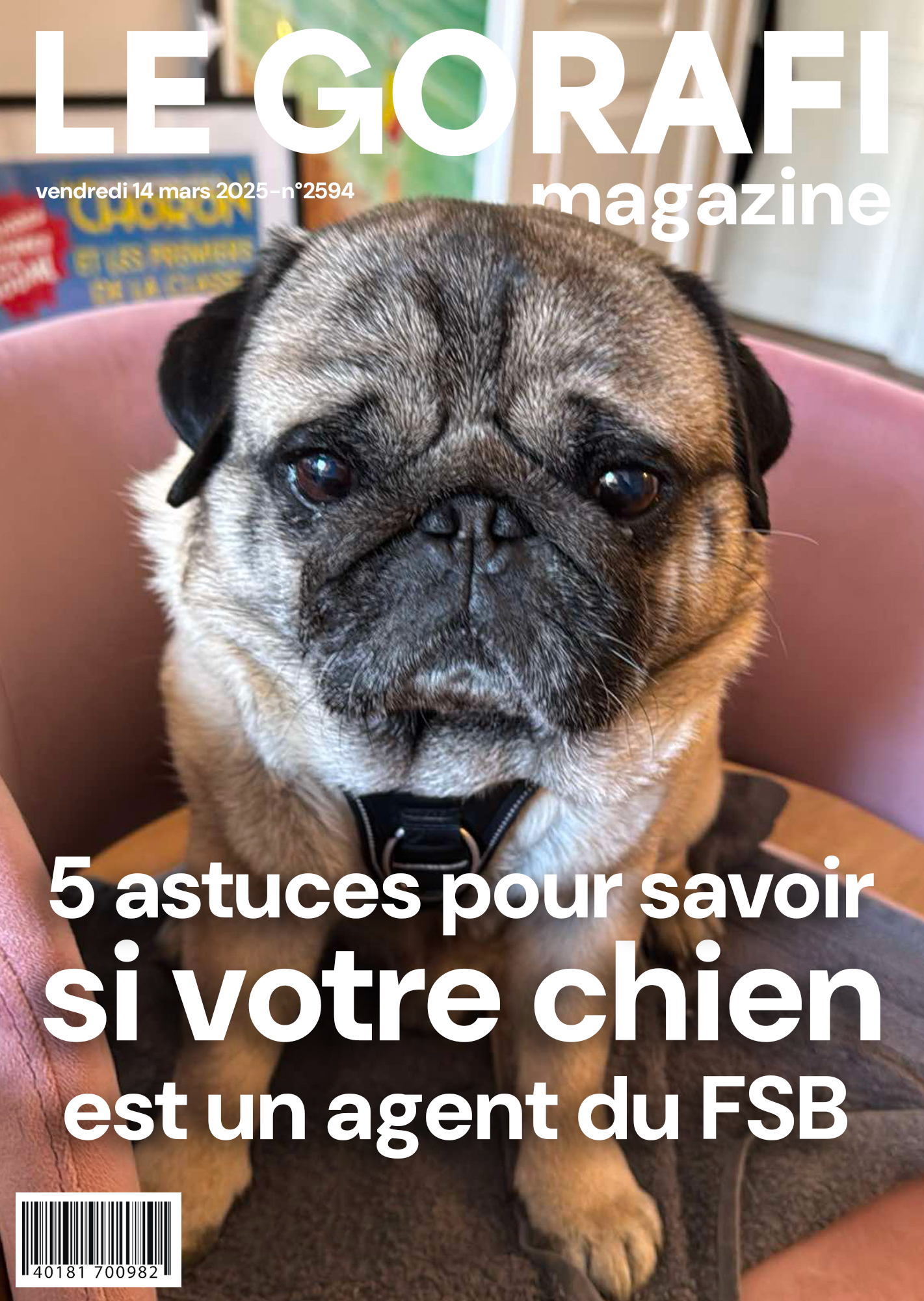 Gorafi Magazine : 5 astuces pour savoir si votre chien est un agent du FSB